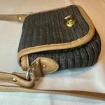 Sun N Sand Accessories Vintage Woven Mini Crossbody Bag - Charcoal/Navy Photo 2