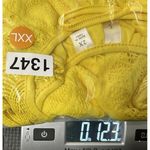 Tacera Women's Embroidery Lace Lined Yellow Dress Sz 2X Summer Vacation Vibrant Photo 6
