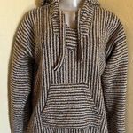 Striped Brown and Cream Women's Sweater Size M Photo 0