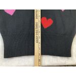Kate Spade  NEW YORK Hearts‎ Mockneck Black Sweater Size XXS NWT Valentine Cute Photo 10