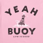 Life is Good  Crusher Tee “Yeah Buoy” Pink, Size M New w/Tag Photo 2