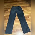 Abercrombie & Fitch  The 90's Straight Ultra High Rise Size 26/2s Black Washed Photo 1