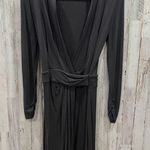 All Saints Nova Gray True Wrap Dress Knee Length Womens Size 0 *FLAW Photo 0