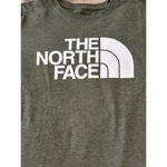 The North Face Size Medium Half Dome Short Sleeve Cotton Blend Green Crew Neck Shirt Photo 2