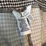 Jules & Leopold  Pull On Pants Women's' Medium Black and White Houndstooth Photo 2
