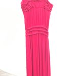 Max Studio NWT M  Pink Spaghetti Strap Maxi Dress Women’s Photo 4