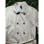 J Crew Light Tan Belted Trench Coat Size 20 Photo 4