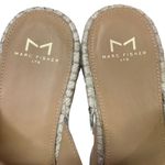Marc Fisher WOMEN'S SHOES SZ 8.5 GOLD WEDGE SLIP ON ESPADRILLES SANDALS MLROBBYN Photo 4