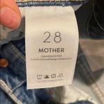 Women MOTHER Superior High Waisted Rider Skimp Jeans Wash Playing With Scissors Blue Size 28 Photo 8