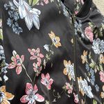 Hippie Rose  Floral Bomber Jacket - Black and Multicolor Photo 8