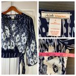Flying Tomato A Calin Floral Faux Wrap Blouse Small Artsy Boho Office Church Photo 1
