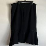 EUC Lille Black Skirt with Peekaboo Design and Sequins sz 48/XL Photo 5