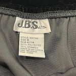 Vintage J.B.S LTD Velvet Maxi Skirt Women's Size 6 Elastic Waist Black Velour Photo 3