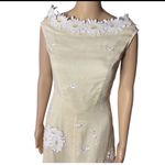 Odille from Anthropogie Embroidery and Floral Appliqué Dress size 6 White Photo 8