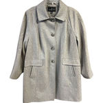 London Fog  Womans Wool Blend Jacket Sz 1X Gray Photo 0