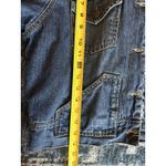 Aeropostale VTG  90's Women Junior XL Faux Fur Trim Blue Denim Trucker Jacket EUC Photo 5