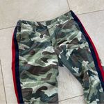 MOTHER Like New Camo Jogger Trouser Jeans with Stripe Sz 24 Green Photo 1