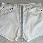 AGOLDE Parker Long Short High Rise Denim Shorts White Dough Size 32 NWT Photo 3