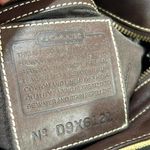 Coach Vintage 1998 Usa Canvas Leather Hand Bag D9X6121 Photo 7