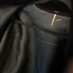 Free People Lindsay Black Faux Fur Sherpa Leather Coat Moto Jacket Zip Large Photo 12