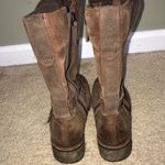 Timberland  Women’s Whittmore Brown Leather Mid-Calf Western Buckle Strap Boots Photo 5