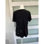 Chaser  AC DC Let There Be Rock Graphic T Shirt Distressed Splatter Black M Photo 2