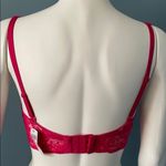 Soma  Lace Plunge Pink Punch Bralette size XS Photo 3