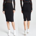 Veronica Beard  Vail Black Bi-Stretch Scuba Pencil Skirt Photo 1