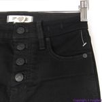 Madewell NEW 10" High-Rise Skinny Jeans in Black Frost: Button-Front Edition, 23 Photo 10
