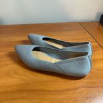 Cynthia Rowley  Chelsea Knit Pointed Toe Flat Ballet Grey Blue Comfort Casual 8.5 Photo 3