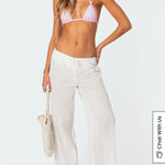 Edikted  Pants Cotton Lace Miracle Photo 3