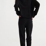 H&M Premium Quality Fine-knit Cashmere Joggers Color: Black Size: S New Photo 9