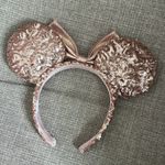 Disney Sequin Rose Gold  Minnie Mouse Ears Photo 3