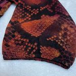 Romeo + Juliet Couture Snake Print V-Neck Mini Dress Size Small Lightweight Photo 5