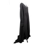 Black Long Sleeve Maternity Photoshoot Gown – Size 2XL, Gothic/Witchy Look Photo 3