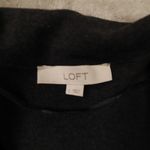 Loft Ann Taylor Relaxed Pocket Sweater Blazer Charcoal Grey Heather Size Large Photo 1