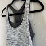 Lululemon  On Track Tank in Tiger Space Dye Black White & Dark Carbon Sz 6 EUC Photo 7