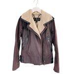 Barbour Women's Ordinance wax coated
Jacket in Brown shearling lining GUC Photo 1