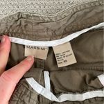 Massini Vintage Y2K  Olive Green Cargo Skirt 100% Cotton Size 10 Photo 2