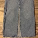 ZARA  Blue Denim Maxi Skirt with Slit Photo 1