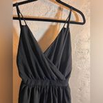 Love Culture  NWT Black Wrap Camisole Romper
Flowy lined backless sexy summer Photo 1