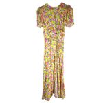 AFRM Jamie Open Back Midi Floral Dress Size Small Photo 2