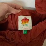 Farm Rio  XL Ruffle Strap Maxi Dress in Cinnamon Orange/Brown Photo 5