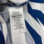 LuLaRoe Summer NWT Blue White Striped Dress Size L Photo 8