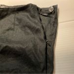 Willi Smith  Black Linen Wide Leg Pants Side Zip Sz 8 Photo 8