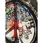 Bob Marley Three Little Birds Shirt Small Women’s Grey Tree Long Sleeve Rainbow Photo 2