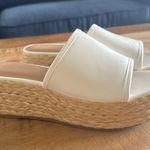 Time And Tru 2.5 in White Platform Sandals  Photo 0