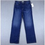 RE/DONE 70s High Rise Stove Pipe Jeans Women's Size 28 Straight Leg Button Fly Photo 2