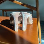 Gianvito Rossi  mauve pink velvet cross strap block heel slip on mules 38.5 Photo 4