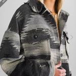 Buckle Aztec Flannel Shacket Photo 2